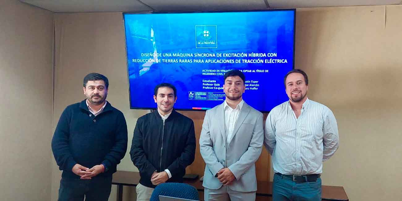 Intensa y destacada jornada académica en el Departamento de Ingeniería Eléctrica